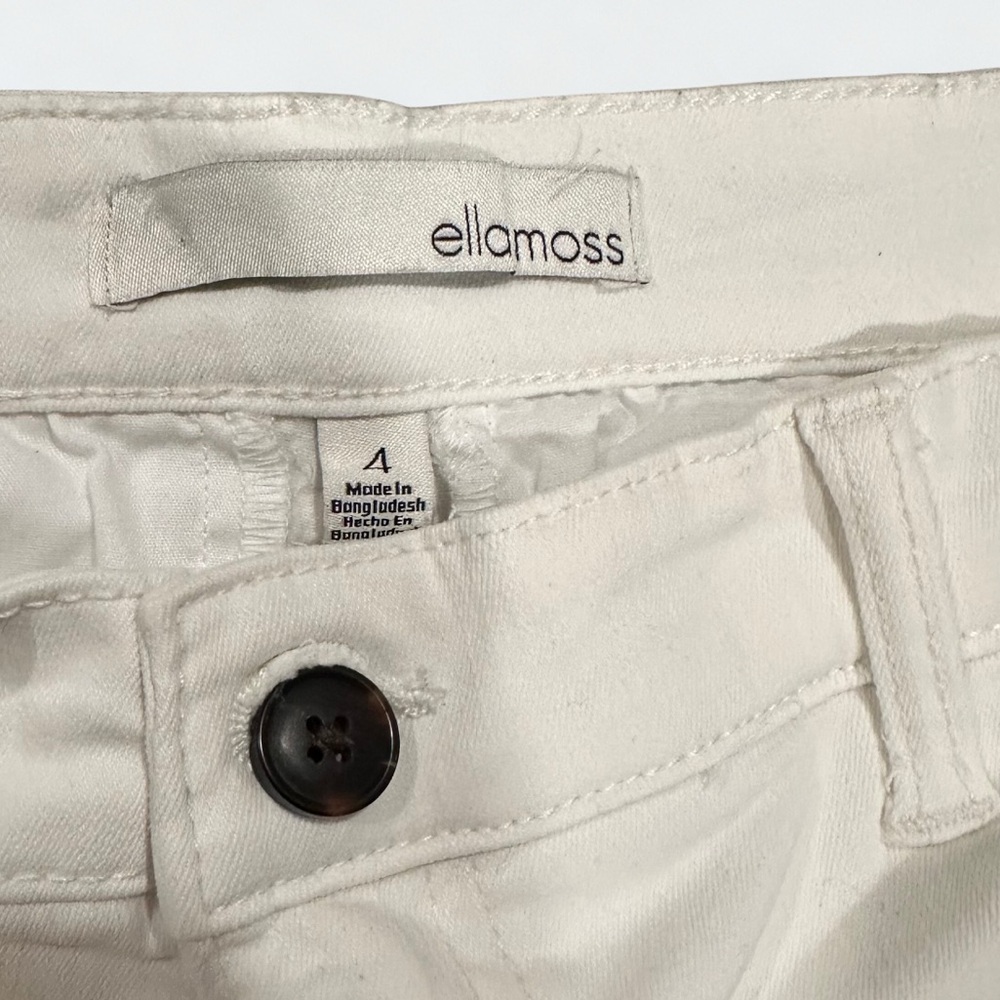 Wide Leg High Waisted Cropped Pants Size 4 Beige Cream Coastal Cowgirl Spring - Picture 3 of 8